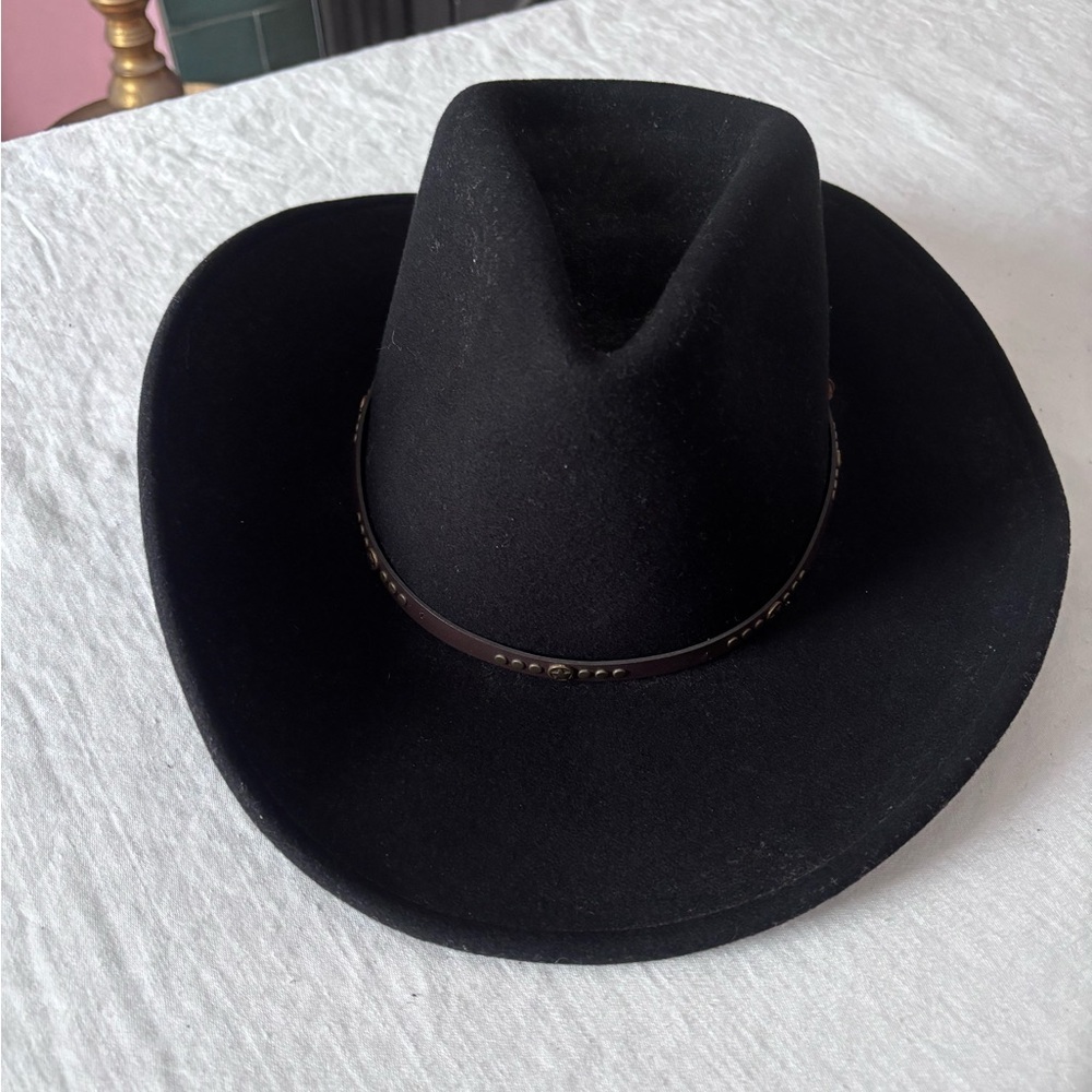 NWT Bailey Panhandle Crushable Outdoors Lite Felt Leather Trimmed Hat Medium